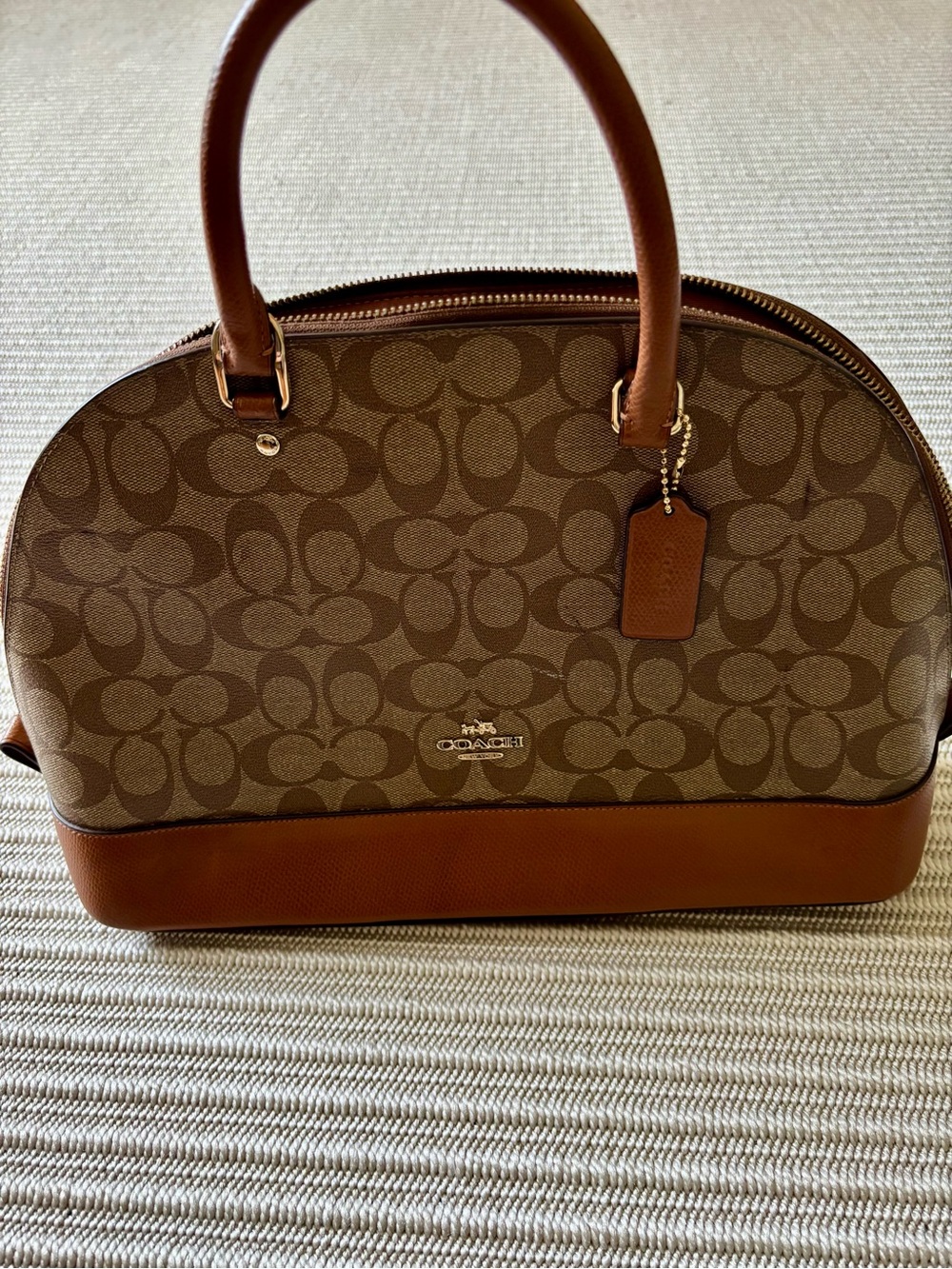 Coach Dome Sierra signature Brown Satchel - Picture 8 of 16